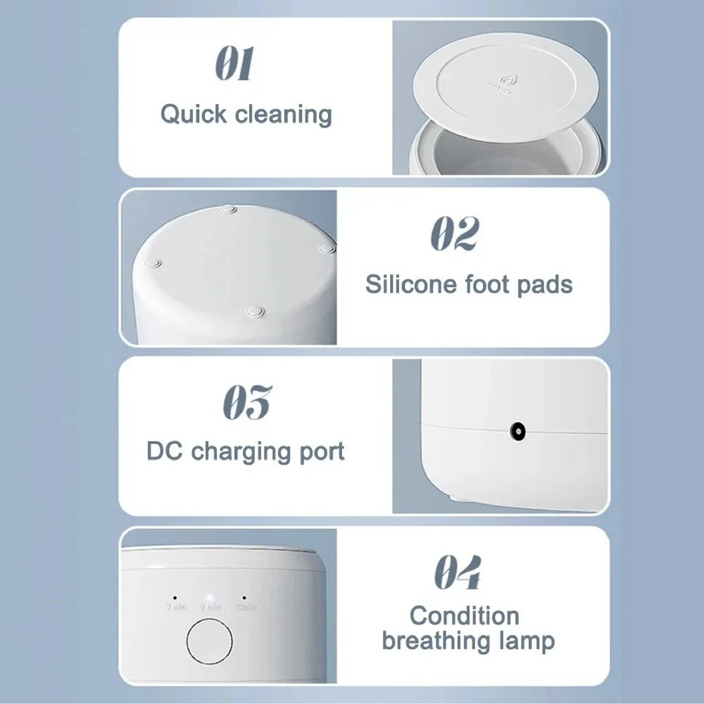 SonicPod Ultrasonic Retainer & Mouth Guard Cleaner