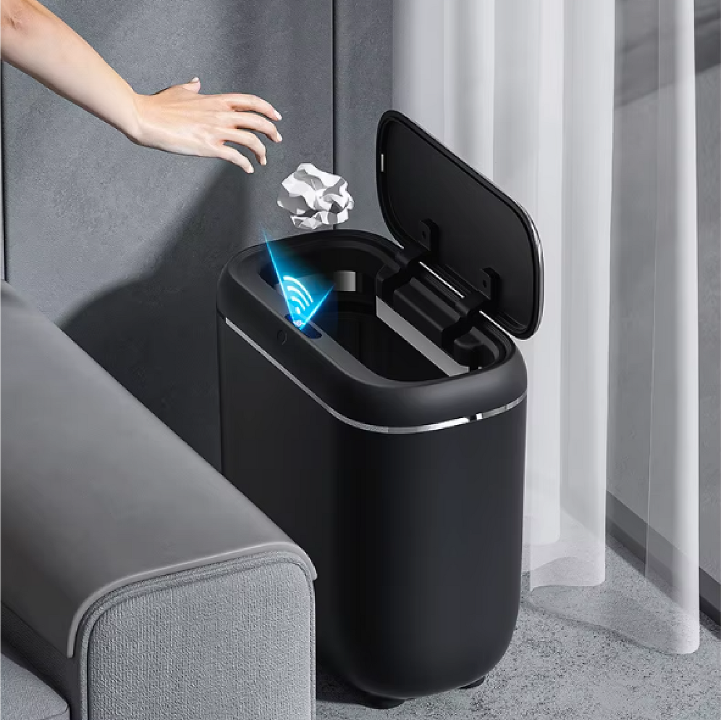 Smart Sensor Bin – Automatic Touchless Trash Can (14L)
