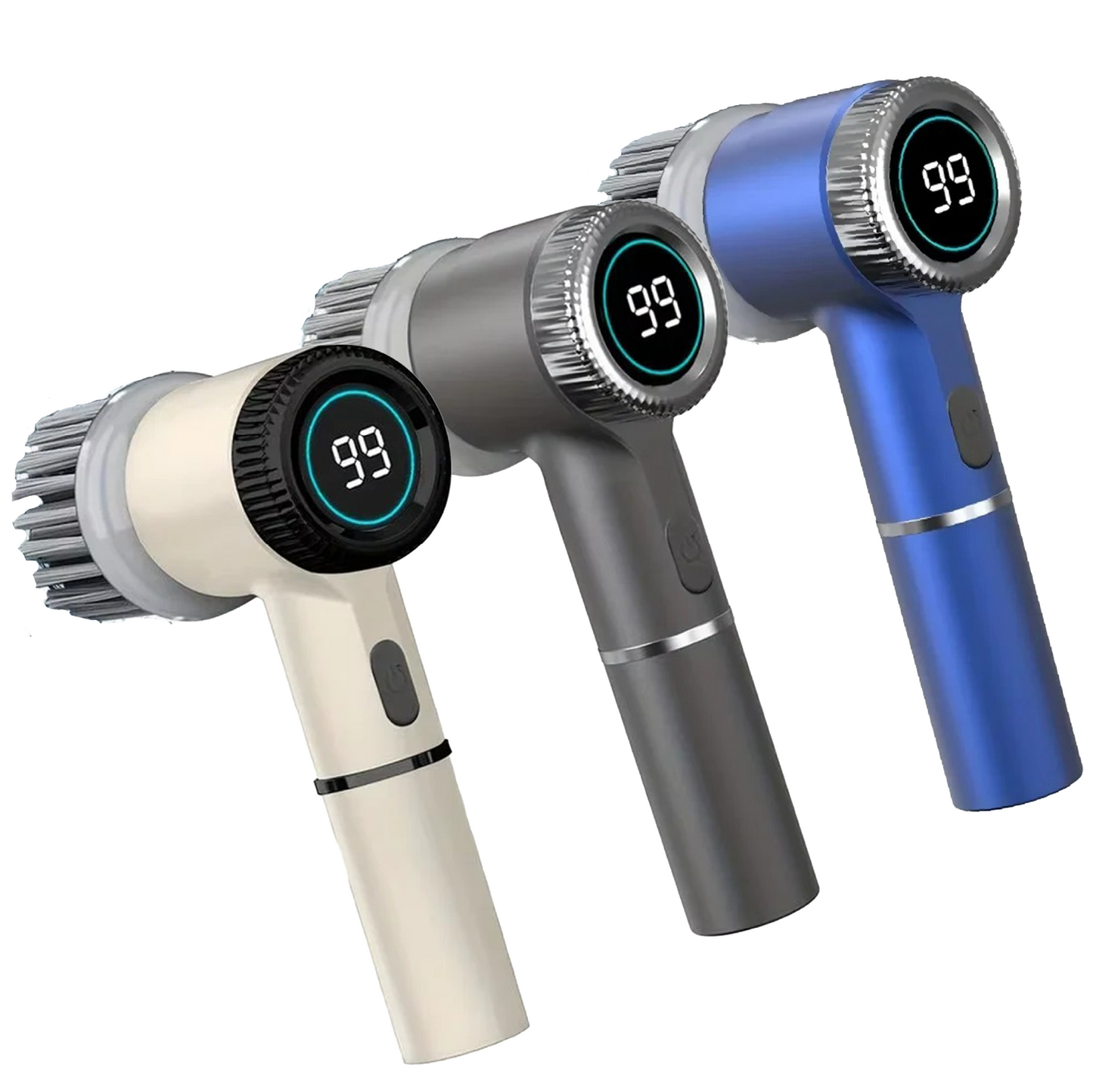 Cordless Electric Cleaning Brush – 5-Head Spin Scrubber for Bathroom, Kitchen & Tiles