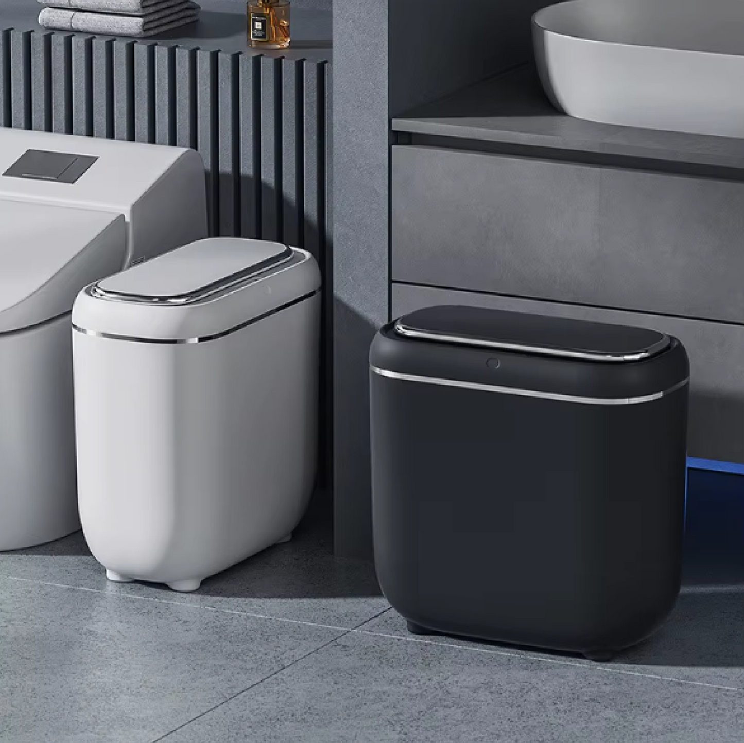 Smart Sensor Bin – Automatic Touchless Trash Can (14L)